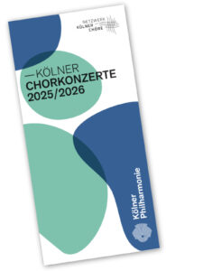 Titelseite Flyer »Kölner Chorkonzerte« 2025/2026